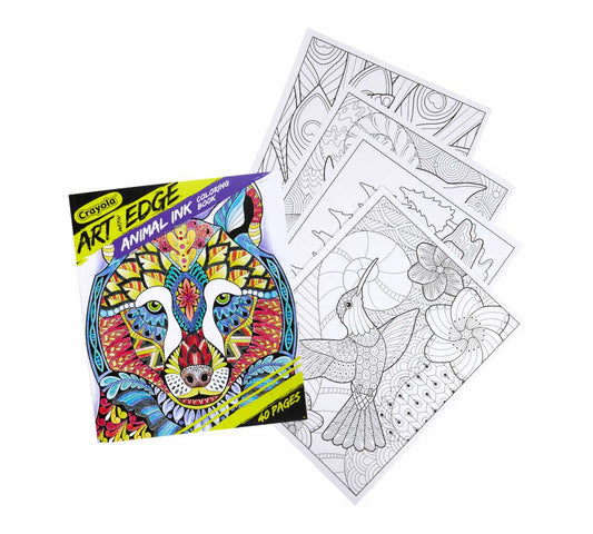 Art with Edge Jungle Animal Coloring Book, 32 pages - US 1317