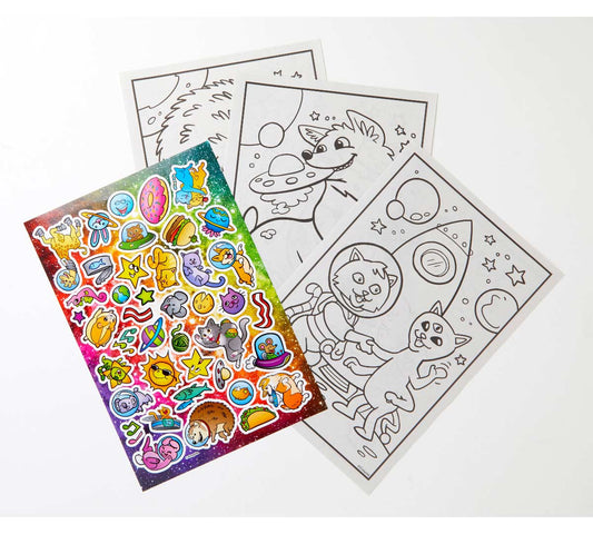 Crayola Uni-Creatures & Cosmic Cats Coloring Book Set - US 5614