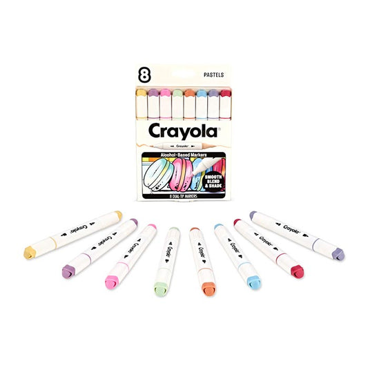 Crayola Color Collections Dual-Tip Alcohol-Based Markers - Pastels (8ct) - US 0197