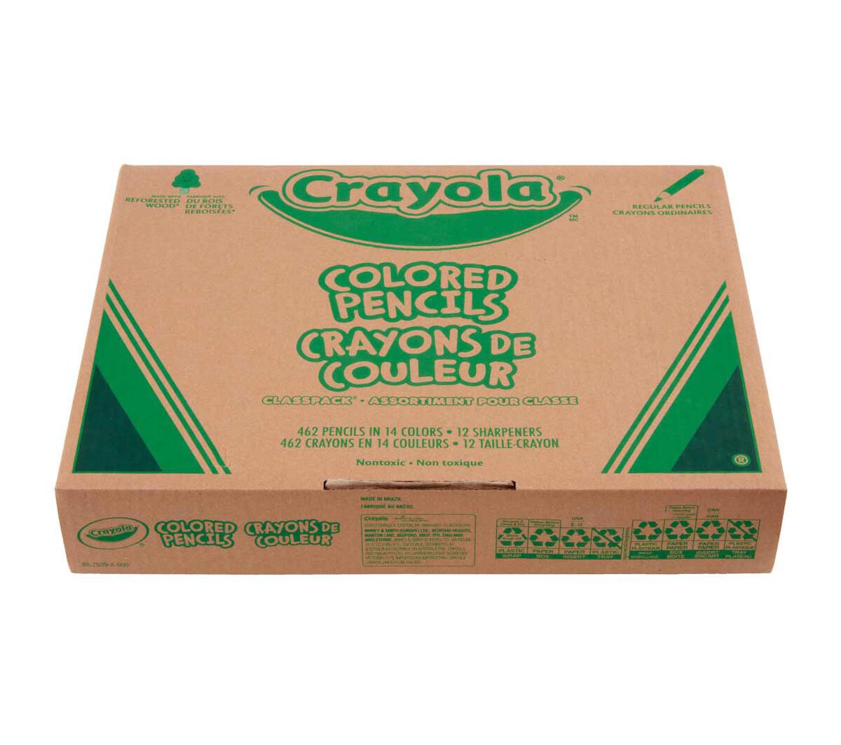 Colored Pencils Classpack, 462 Count, 14 Colors - US 7668