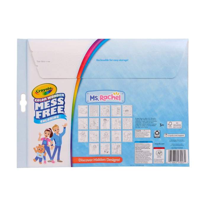 Color Wonder Mess Free Ms Rachel Coloring Pages & Markers - US 2345