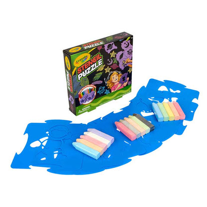 Outdoor Sidewalk Chalk Stencil Puzzle - US 9000