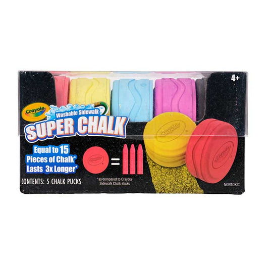 Outdoor Washable Super Chalk, 5ct - US 8274