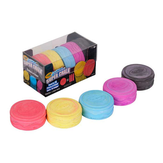 Outdoor Washable Super Chalk, 5ct - US 8274