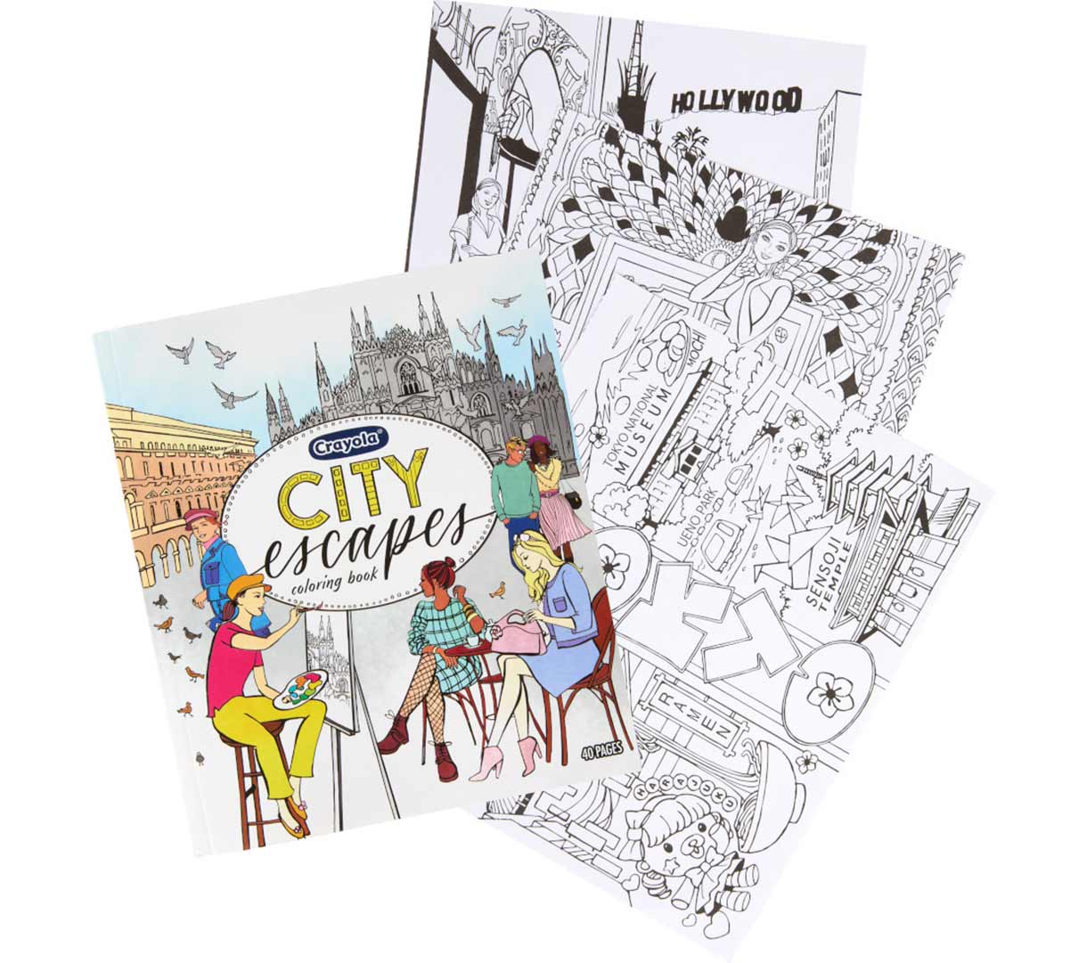 City Escapes Around the World Coloring Pages - US 6477
