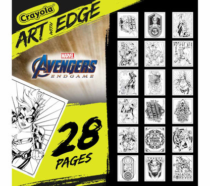 Art with Edge Marvel Avengers Infinity War & Endgame Coloring Book - US 0056