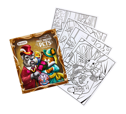 Well Dressed Pets Coloring Book - US 2175