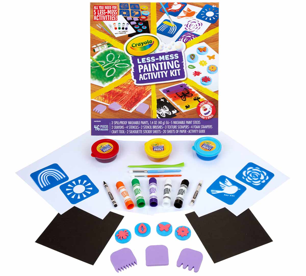Less Mess Painting Activity Kit - US 3375