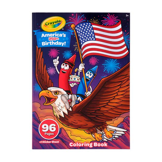 America's 250th Birthday Coloring Book, 96 pages - US 1274