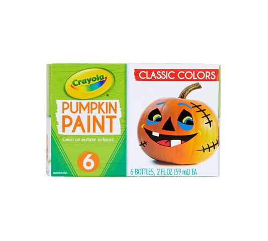 Acrylic Pumpkin Painting Set, Classic Colors - US 2343