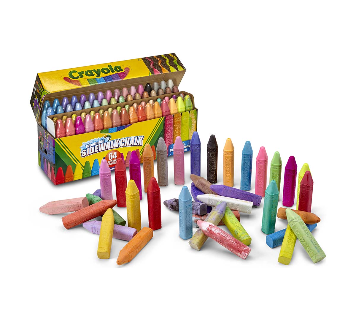 64 ct. Ultimate Sidewalk Chalk Collection - US 1833