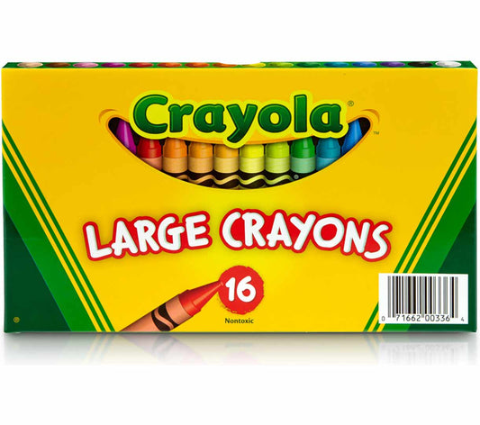 Crayola Large Crayons, 16 ct. - US 4447