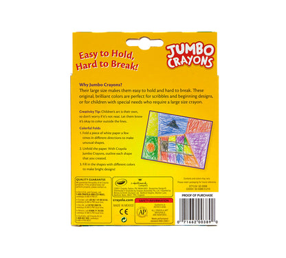 Crayola Jumbo Crayons, 8 Count - US 2059