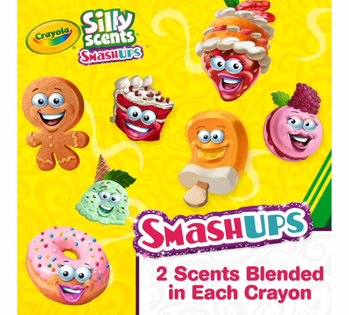 Silly Scents™ Smash Ups Mini Twistables Scented Crayons, 24 count - US 1305