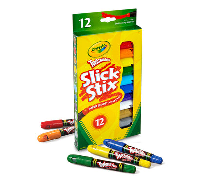 Twistables Slick Stix Super-Smooth Crayons 12 ct. - US 5538