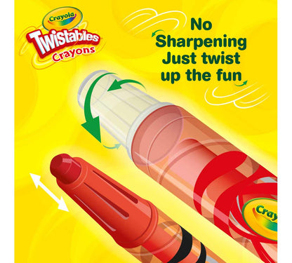 Fun Effects! Twistables Crayons, 24 Count - US 8125