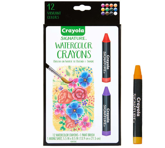 Signature Premium Watercolor Crayons Painting Set - US 3971