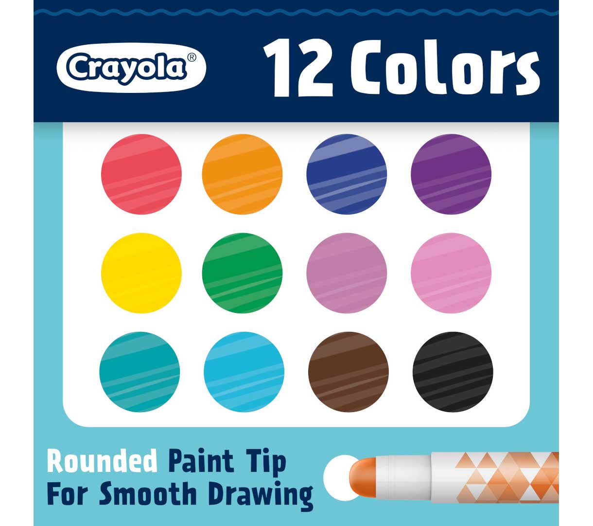 Acrylic Paint Sticks, 12 Count - US 5886