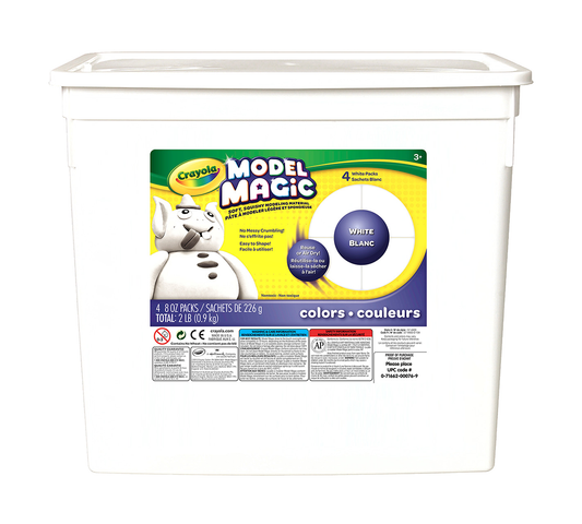 Model Magic 2lb Resealable Bucket, White - US 2096