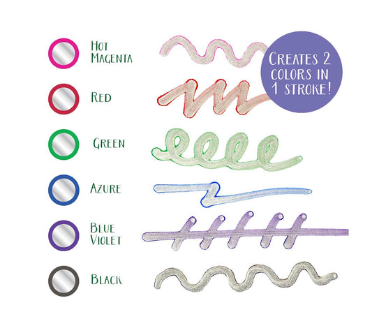 Signature Metallic Outline Paint Markers, 6 Count - US 1820