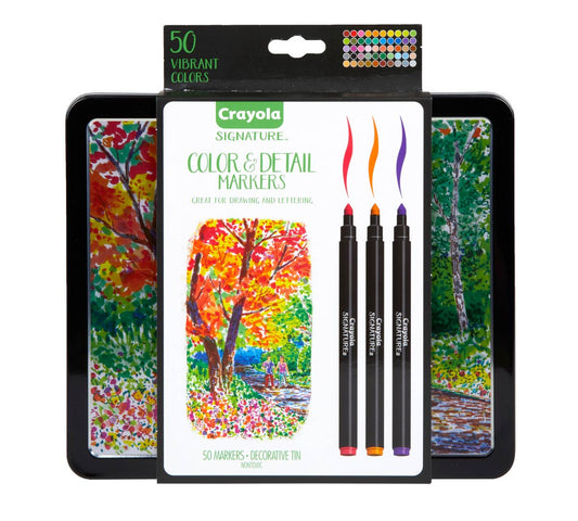 Signature Color & Detail Markers, 50 Count - US 0617