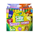 Silly Scents Sweet & Stinky Scented Markers 20 Count - US 3615