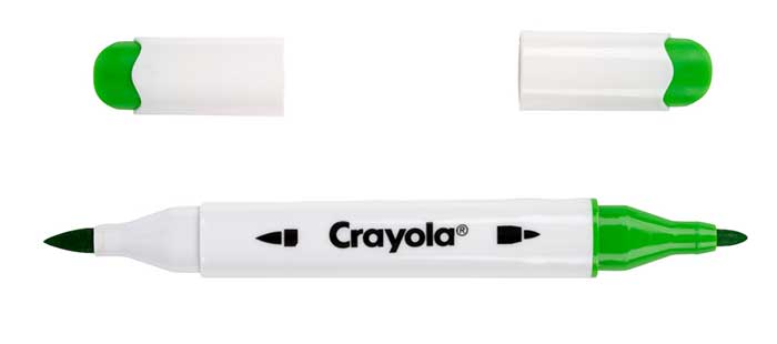 Crayola Dual Tip Alcohol-Based Markers, 60 count set - US 1055