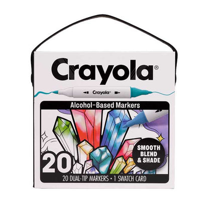 Crayola Dual-Tip Alcohol-Based Marker Set for Adults (20ct) - US 6217