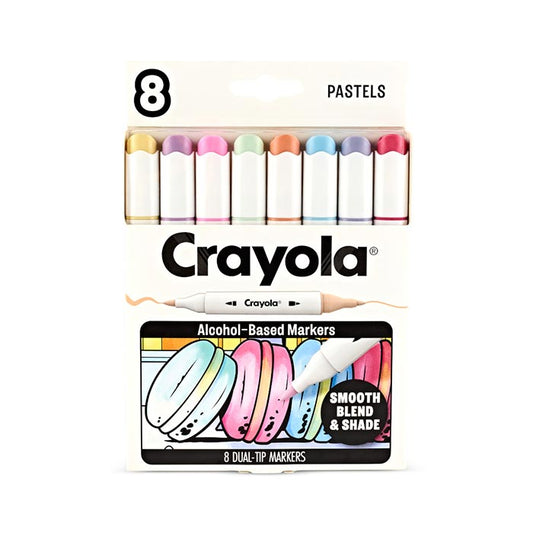 Crayola Color Collections Dual-Tip Alcohol-Based Markers - Pastels (8ct) - US 0197