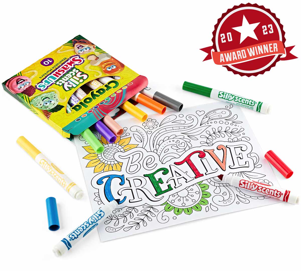 Silly Scents Sweet Smash Ups, 10 ct Broad Line Markers - US 9746