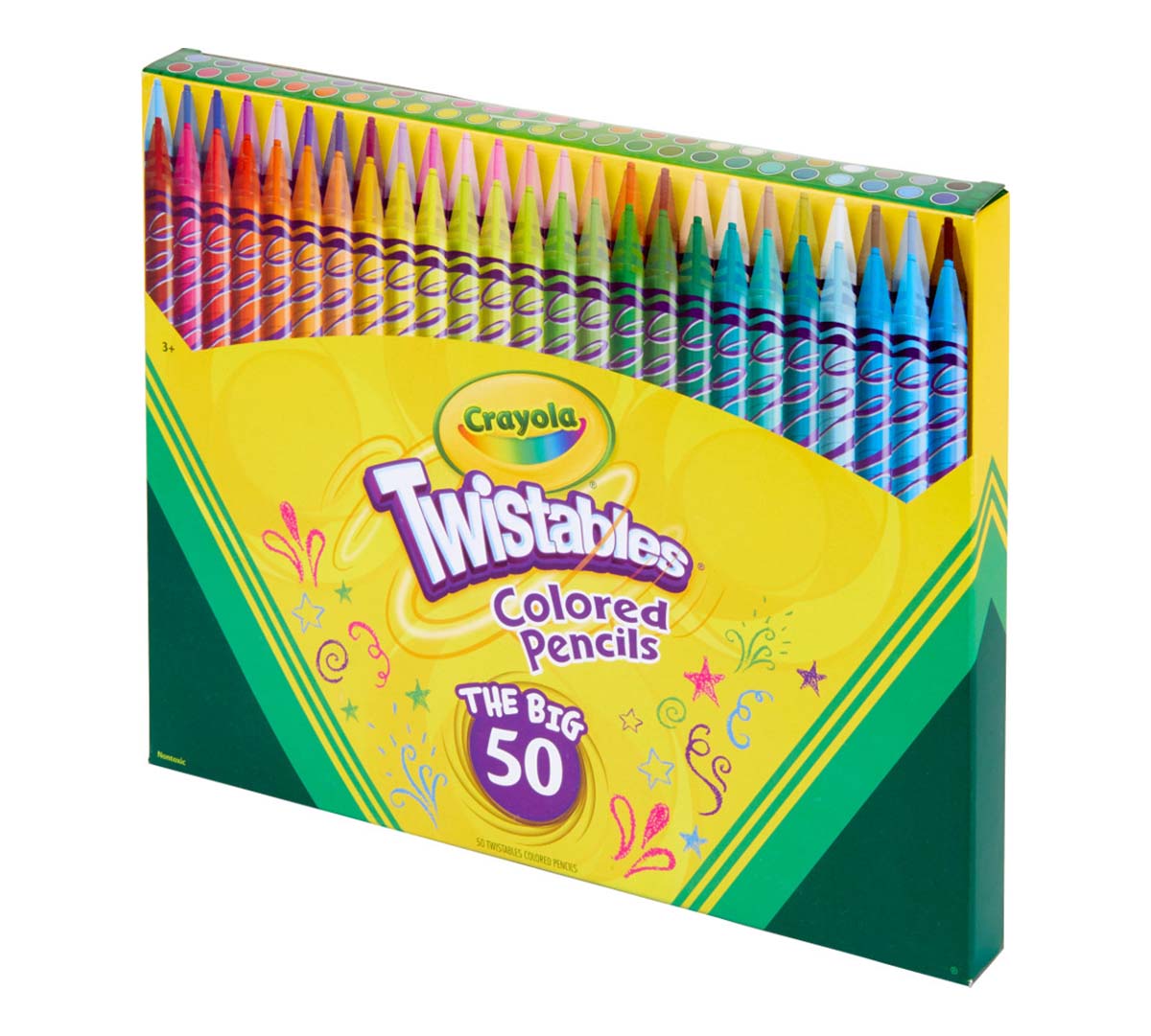 Twistables Colored Pencils, 50 Count - US 7233