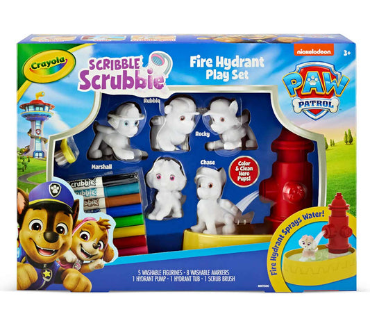 Scribble Scrubbie PAW Patrol Fire Hydrant Play Set - US 3700