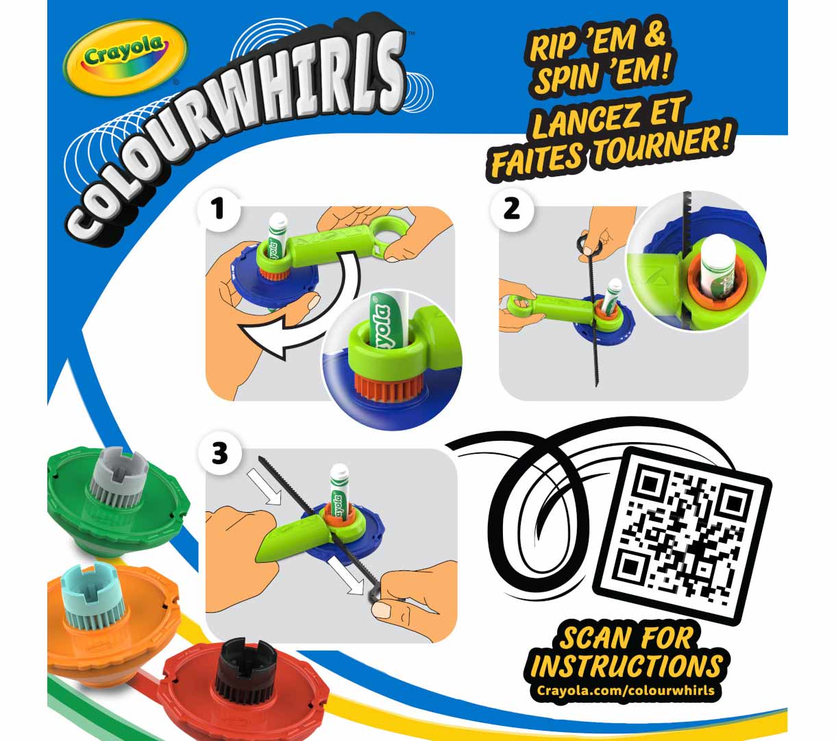 Colourwhirls, 1 Count - US 8220