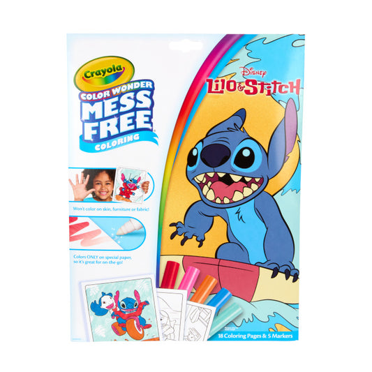 Color Wonder Mess Free Lilo & Stitch Coloring Pages & Markers - US 5916
