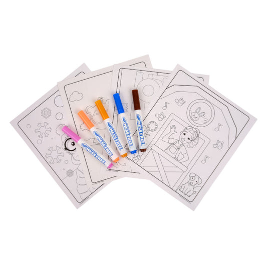 Color Wonder Mess Free Ms Rachel Coloring Pages & Markers - US 2345