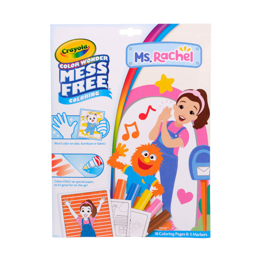 Color Wonder Mess Free Ms Rachel Coloring Pages & Markers - US 2345