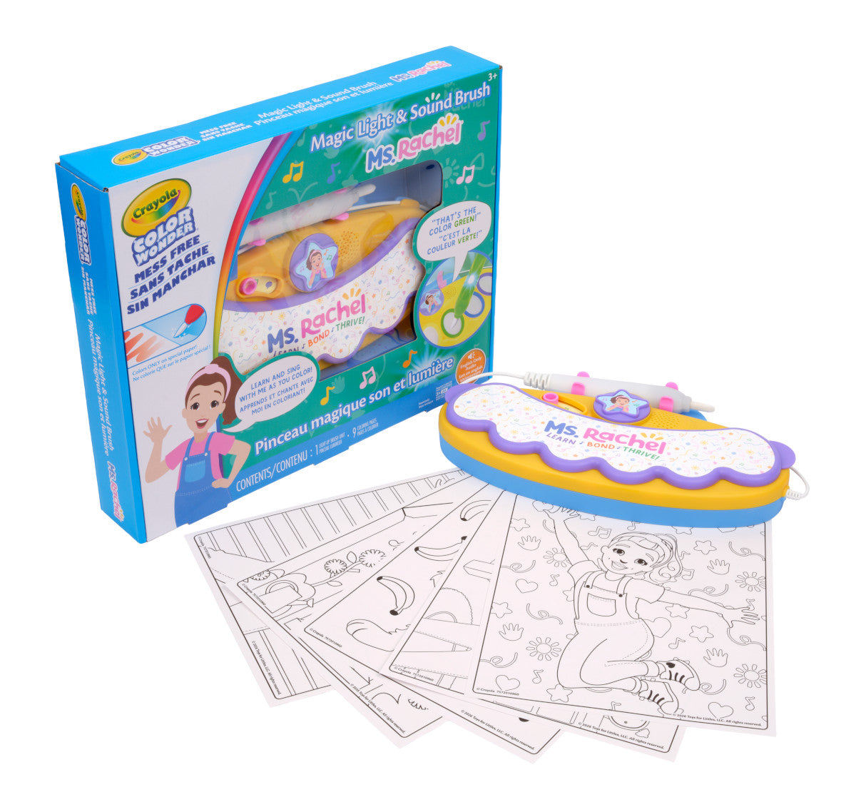 Color Wonder Magic Light & Sound Brush, Ms. Rachel - US 9467