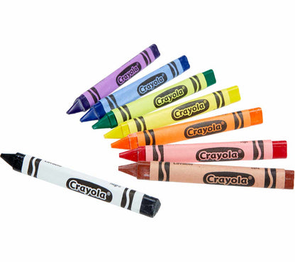 Washable Triangular Grip Crayons, 8 Count - US 3398
