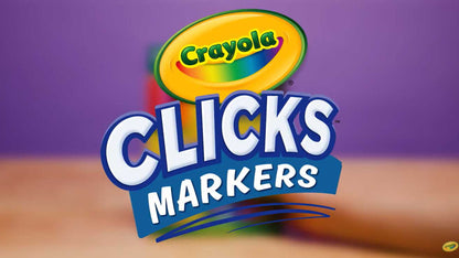 Clicks Retractable Markers, 10 Count - US 7342