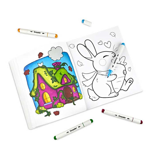 Cozy Cottages Adult Coloring Book, 32 Pages - US 5945