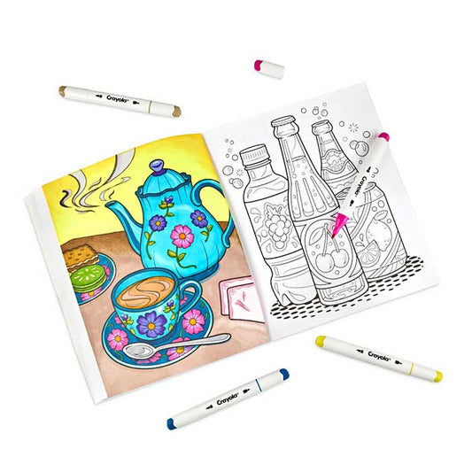 Stay Hydrated Adult Coloring Book, 32 Pgs - US 8381