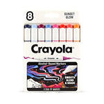 Crayola Color Collections Dual-Tip Alcohol-Based Markers - Sunset Glow (8ct) - US 5669