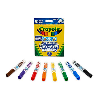 Ultra-Clean Markers, Wedge Tip, 8 count - US 7827