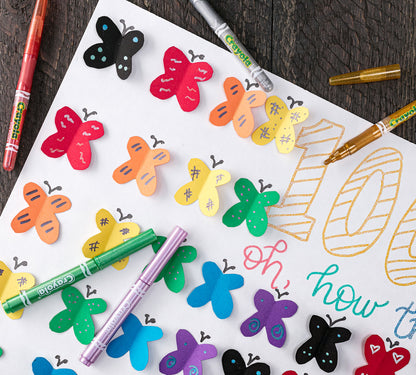 Glitter Markers, 6 Count - US 4159